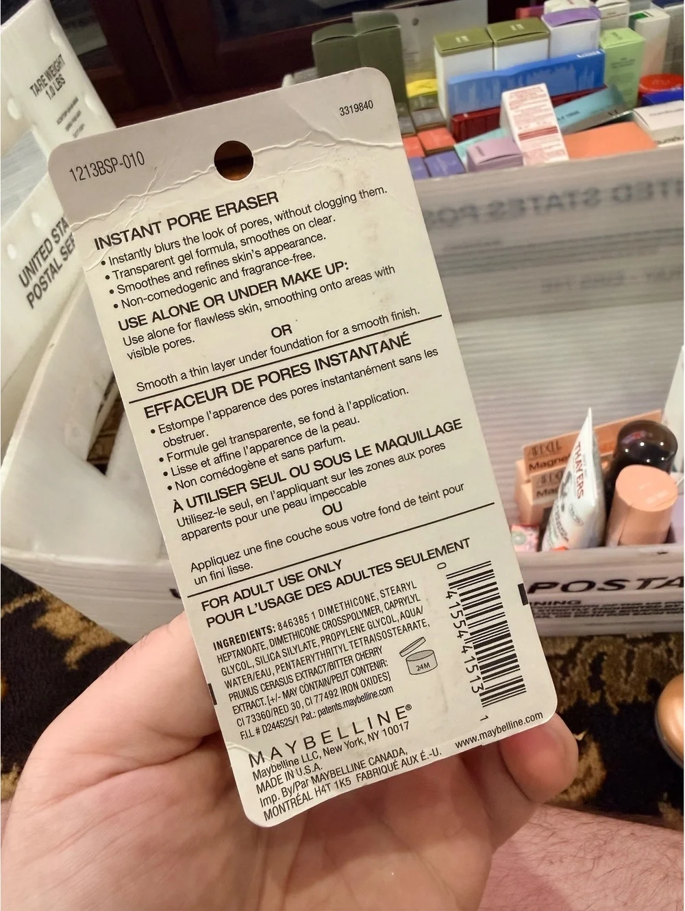 Maybelline Baby Skin Instant Pore Eraser Primer 010 Clear Transparent 0.67 fl oz